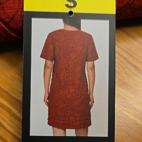 Nicole Miller Red Mid Dress - Picture 3 of 5